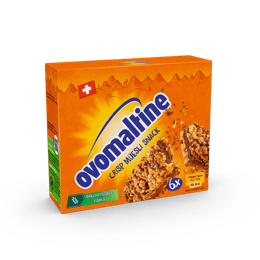 Ovomaltine Crisp Müsli Snack 12x(6x25g) 22