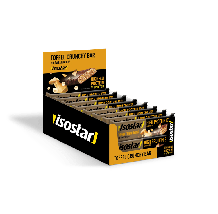 Isostar Proteinbar Toffee Crunchy Set (16Stk.) 23