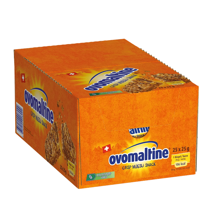 Ovo Set Crisp Müesli Snack 25x25g 23