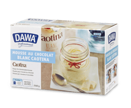 Dawa Mousse au Chocolat Caotina Blanc 16x160g 18