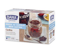 Dawa Mousse au Chocolat Caotina Noir 16 x 160 g