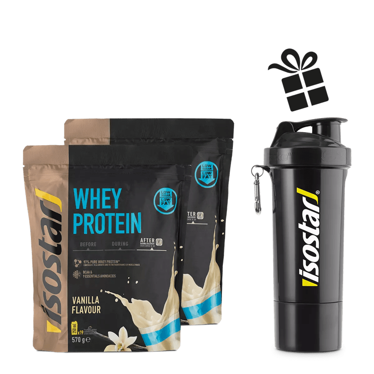 Isostar Set Whey Protein Vanilla + Shaker (1 Stk.) 22