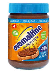 Ovomaltine Crunchy Cream Less Sugar 12x(380g)25_Front