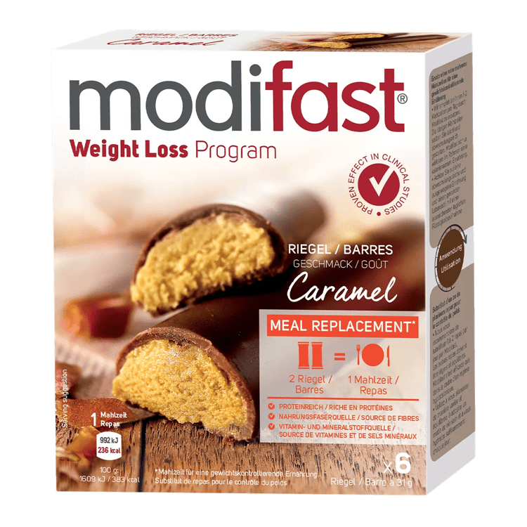 Modifast Riegel Caramel 12x(6x31g) 22