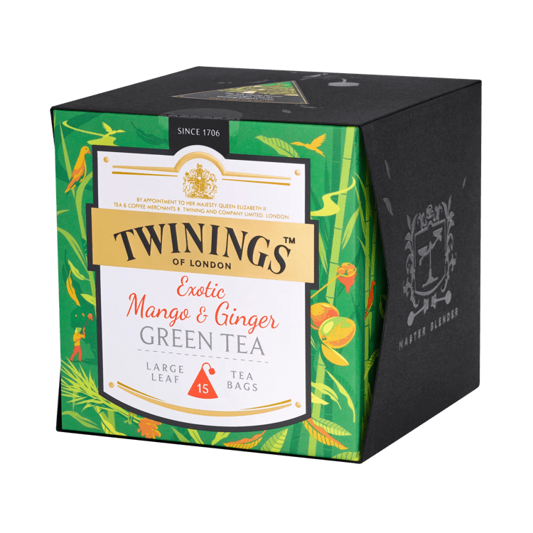 Twinings Mango & Ginger Green Tea 4x(15x2g) 15