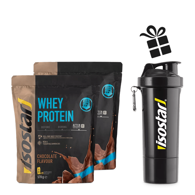 Isostar Set Whey Protein Chocolate + Shaker (1 Stk.) 22