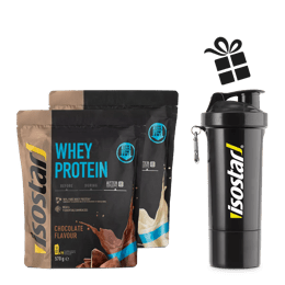 Isostar Set Whey Protein Choco + Vanilla + Shaker (1 Stk.) 22