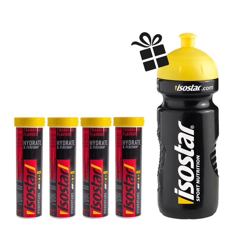 Isostar Set Powertabs Cranberry 4x(10x12g) 22