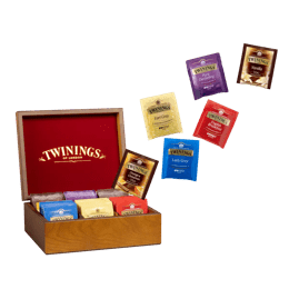 Twinings Holzbox "Schwarztee Sortimentsbox" 12x(6x10x2g) 22