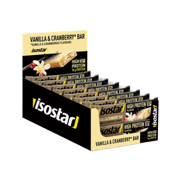 Isostar Set Protein Bar Vanilla Cranberry 16x(55g) 23 