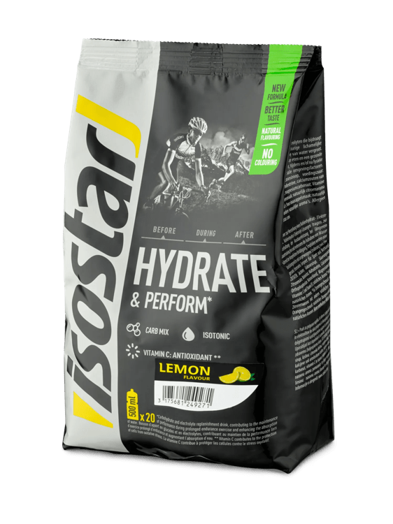 Isostar Hydrate & Perform Lemon 6x(800g) 19