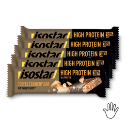 Isostar Set Protein Bar Toffee Crunchy 5x(55g) 22